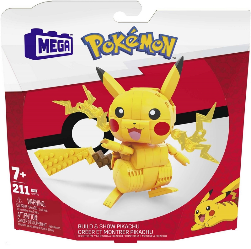 Mega Construx Stavba a vystavenie Pokémona - Pikachu GKY95